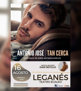 Lee más sobre el artículo Dani Botillo en concierto en Leganés con Antonio José